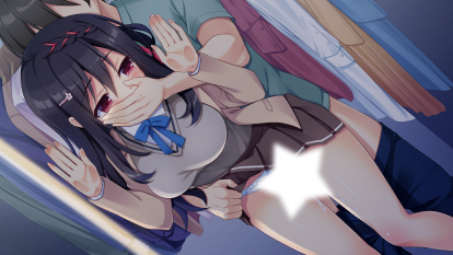 クローゼットでこっそり制服エッチ